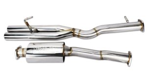 Infiniti G35 Coupe Performance Exhaust - ISR Performance - EP (Straight Pipes) Dual Tip - `03-`07